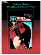 String Quartets by Beethoven and Brahms for Str Quartet C (Cd Sheet Music)