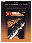Bach: Works for Keyboard and Four-Part Chorales by Bach Johann Sebastian for Piano