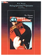String Quartets & Quintets by Mozart Wolfgang Amadeus for Str Quartet C (Cd Sheet Music)