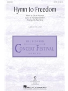 Hymn to Freedom by Peterson Oscar - Read Paul - Harriette Hamilton for SATB and Piano