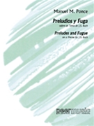 Preludio Y Fuga (bach) by Ponce for Piano