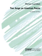 2 Songs On American Poems by Lauridsen Morten for Baritone V