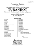 Turandot - Movement 1 from the Suite To Gozzi's Fairy Tale Drama by Busoni Ferruccio - Rogers Mark - for Score