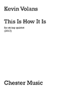 This Is How It Is by Volans Kevin for Score and Parts