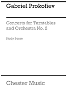 Concerto No. 2 by Prokofiev Gabriel for Study Score