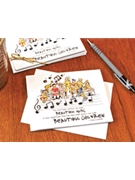 Beautiful Music Beautiful Children Notecards for