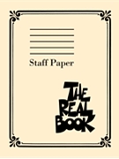 Real Book Staff Paper by for Manu Paper (9 Stave)
