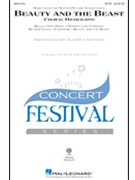 Beauty and the Beast - Choral Highlights by Menken Alan - Snyder Audrey - for SATB and Piano (lyrics Ashman and Rice)
