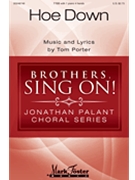 Hoe Down by Porter Tom for TTBB and Piano 4 Hands