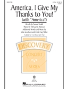 America I Give My Thanks to You by Musicus Thesaurus - Jacobson and Miller - Samuel Smith for 2-Part