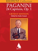 24 Caprices for Violin Solo by Paganini Niccolo Jascha Heifetz for Violin