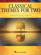 Classical Themes for Two Alto Saxophones by Various for Alto Saxophone
