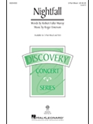 Nightfall by Emerson Roger Robert F Murray for 3-Part Mixed and Piano
