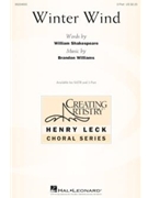 Winter Wind by Williams Brandon William Shakespeare for 2-Part and Piano