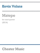 Matepe for Reed Quintet by Volans Kevin for Score and Parts
