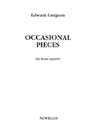 Occassional Pieces by Gregson Edward for Brass Quintet
