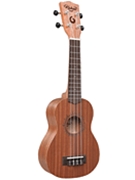 Kahua 21 Mahogany Soprano Ukulele with Sun Shape Around the Sound Hole by for