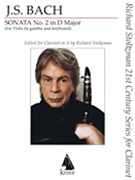Sonata No 2 in D Major by Bach Johann Sebastian - Stoltzman Richard - for Clarinet