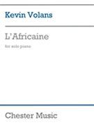 L'africaine by Volans Kevin for Piano