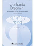 California Dreamin' by Phillips Michelle - Huff Mac - The Mamas and the Papa for SSAA and Piano