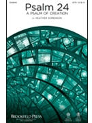 Psalm 24 by Sorenson Heather for SATB and Piano