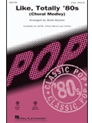 Like Totally 80s - Choral Medley by - Brymer Mark - for 2-Part and Piano