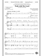 Walk With Me Lord by - Powell Rosephanye - for SATB and Organ (African Amer Spir)