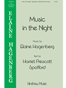 Music in the Night by Hagenberg Elaine Harriet Prescott Spo for SSATB and Piano