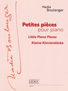 Little Piano Pieces by Boulanger Nadia for Piano