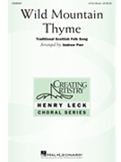 Wild Mountain Thyme by Scottish Folk Song - Parr Andrew - for 3-Part Mixed and Piano