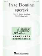 In te Domine speravi by Buxtehude Dietrich - Kelly Ryan - for SAB and Piano