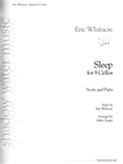 Sleep by Whitacre Eric - Zeigler Jeffrey - for Score and Parts