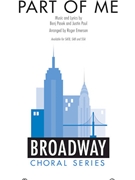 Part of Me - from Dear Evan Hansen by Pasek and Paul - Emerson Roger - for SATB and Piano