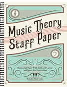 Manuscript Paper--Music Theory Staff Paper by Roberson Malia for Manu Paper