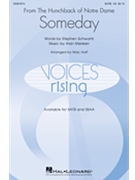 Someday - from Hunchback of Notre Dame by Menken Alan - Huff Mac - for SATB and Piano