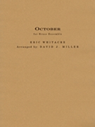 October by Whitacre Eric - Miller David - for Brass Choir