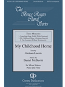 Something Sings from Three Memories by McDavitt Daniel Ralph Waldo Emerson for SATB and Piano