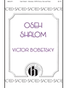 Oseh Shalom by Bobetsky Victor Trad Hebrew for SATB and Piano