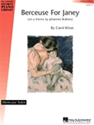 Berceuse For Janey by Klose Carol for Piano