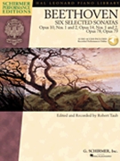 6 Selected Sonatas by Beethoven Ludwig van - Taub Robert - for Piano with Audio Access