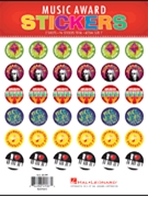 Music Award Stickers for Awards