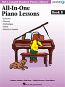 All-in-One Piano Lessons D with CD by Hal Leonard Student for Piano with CD
