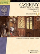 Op 849 30 New Studies In Technics by Czerny Carl - Edwards Matthew - EdwardsMatthew for Piano with CD
