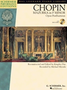 Mazurka In F Minor Opus Posthumous by Chopin Frederic - Day Kingsley - Mizrahi Michael for Piano with CD