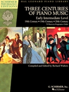Three Centuries of Piano Music by Various for Piano
