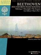 Beethoven - Five Favorite Piano Sonatas by Beethoven Ludwig van for Piano