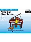 All-in-One Piano Lessons Book B by Hal Leonard Student for Piano with Audio Access