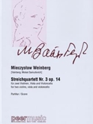String Quartet No. 3 by Weinberg Mieczyslaw for Score