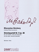 String Quartet No. 9 by Weinberg Mieczyslaw for Parts