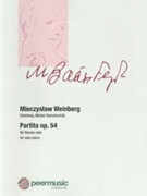 Partita Op. 54 - Solo Piano by Weinberg Mieczyslaw for